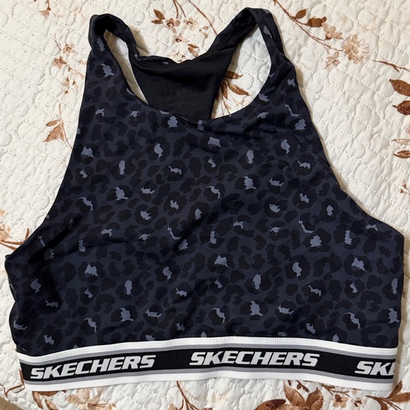 Skechers Dark Patterned Sports Bra - Picture 3 of 3